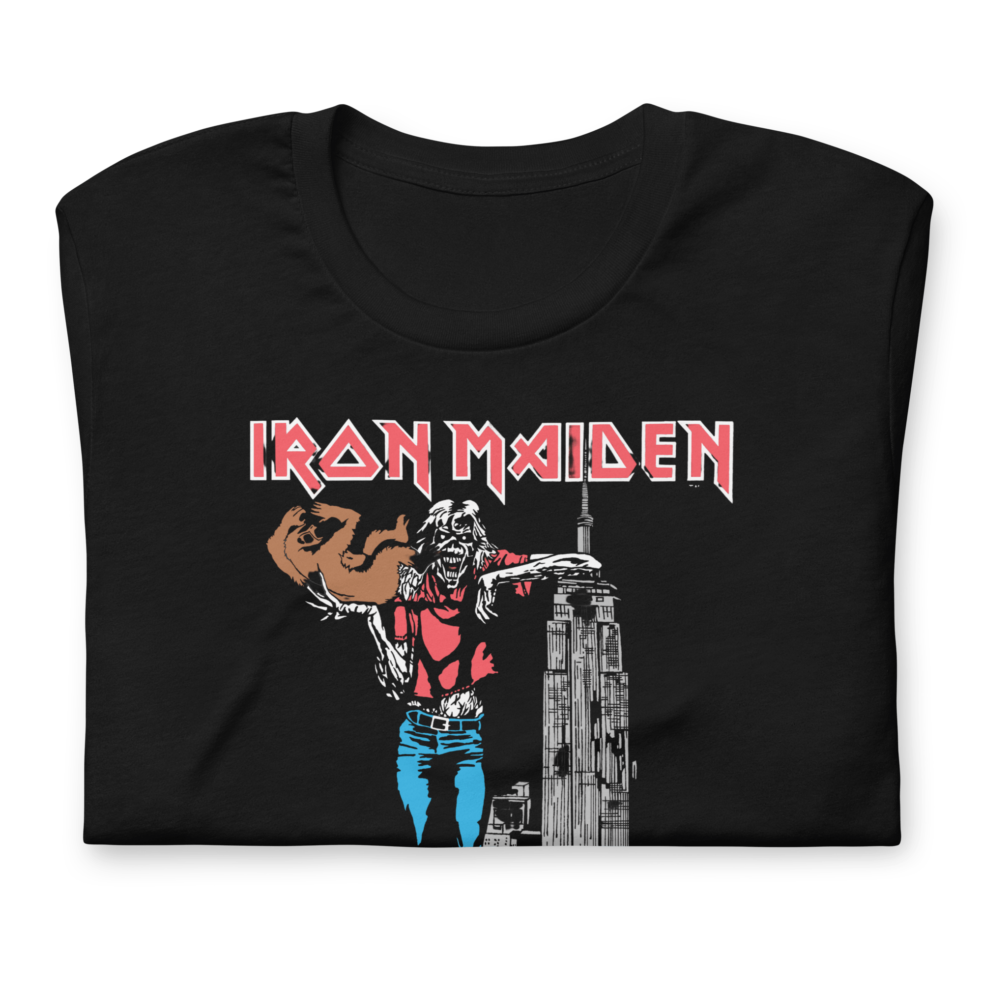 Iron Maiden NYC 1982 Vintage Tour T-Shirt Hoodie, Sweatshirt | ZylaModa.com (Image 2)