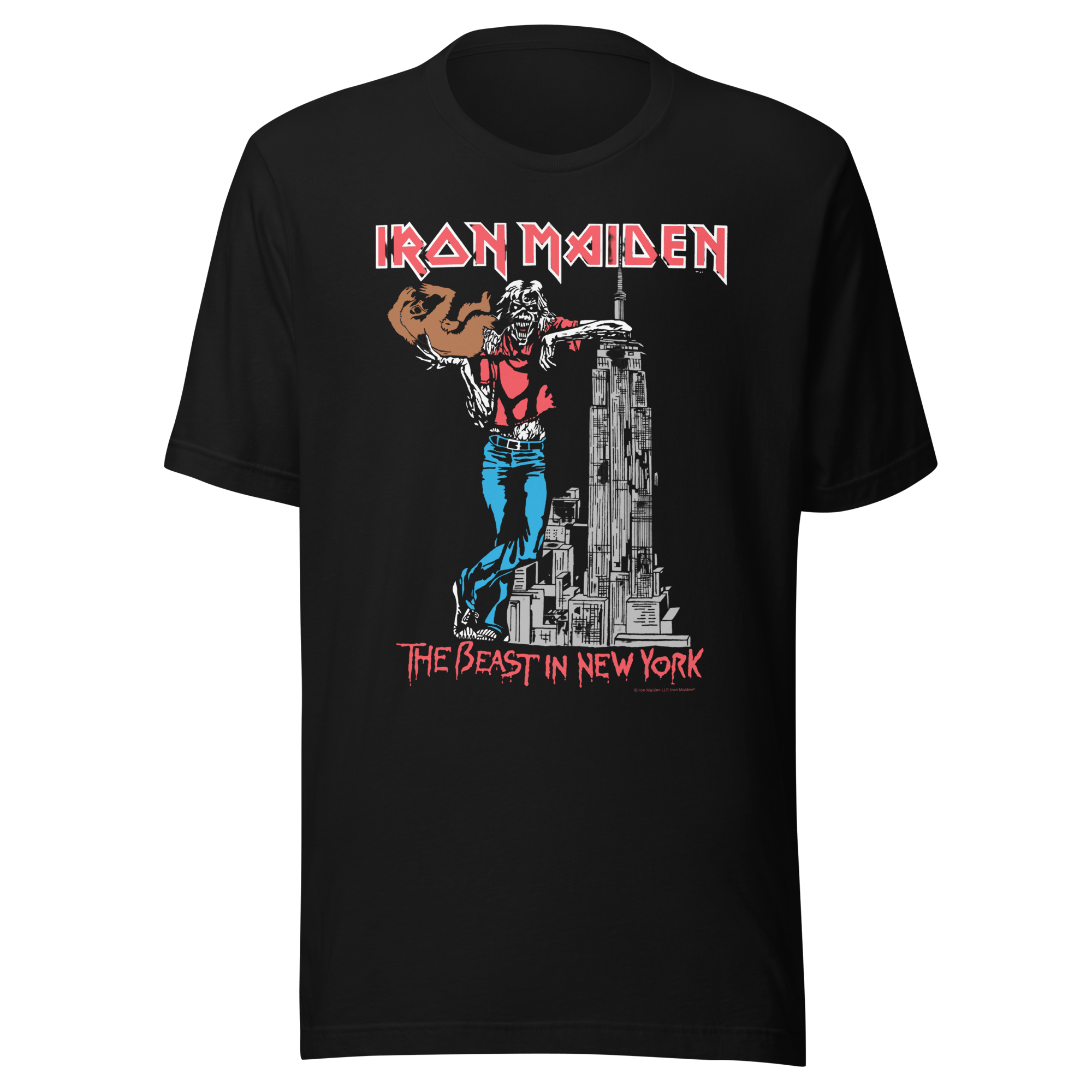 Iron Maiden NYC 1982 Vintage Tour T-Shirt Hoodie, Sweatshirt | ZylaModa.com (Image 1)