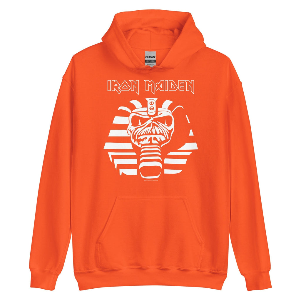 Iron Maiden Orange Powerslave Hoodie T-Shirts, Sweatshirt | ZylaModa.com (Image 3)