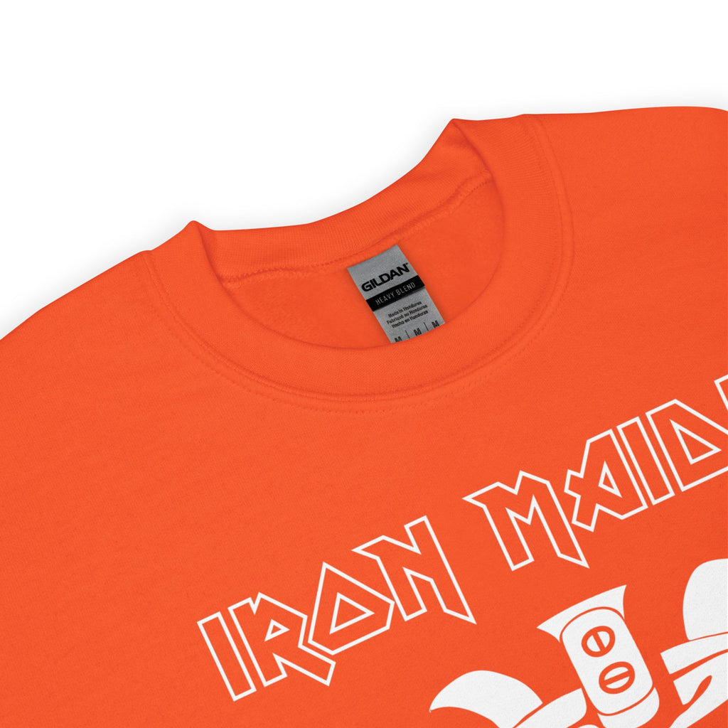 Iron Maiden Orange Powerslave Sweatshirt T-Shirts, Hoodie | ZylaModa.com (Image 2)