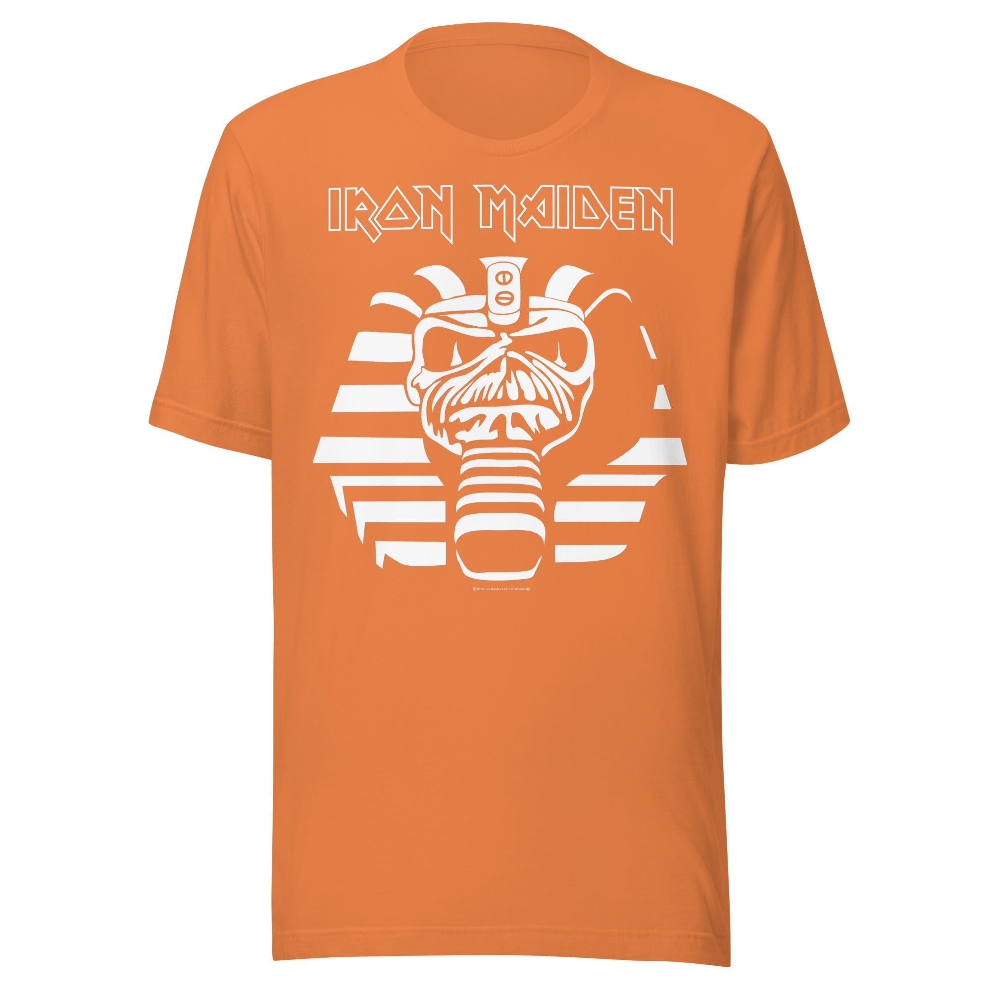 Iron Maiden Orange Powerslave T-Shirt Hoodie, Sweatshirt | ZylaModa.com (Image 1)