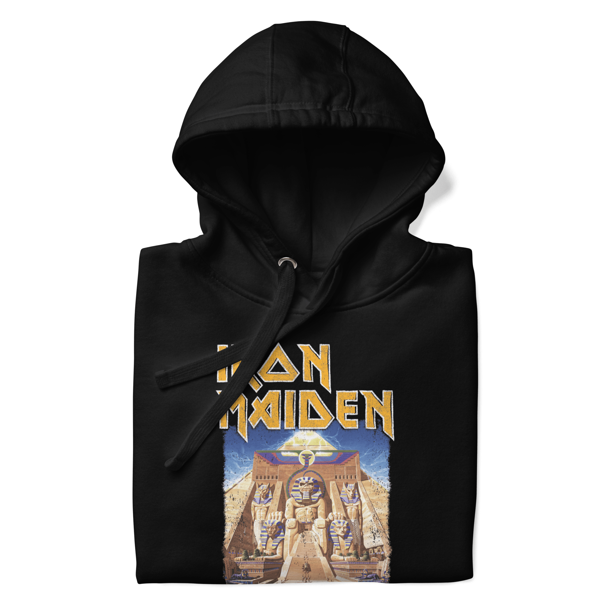 Iron Maiden Powerslave Pharoh Hoodie T-Shirts, Sweatshirt | ZylaModa.com (Image 2)