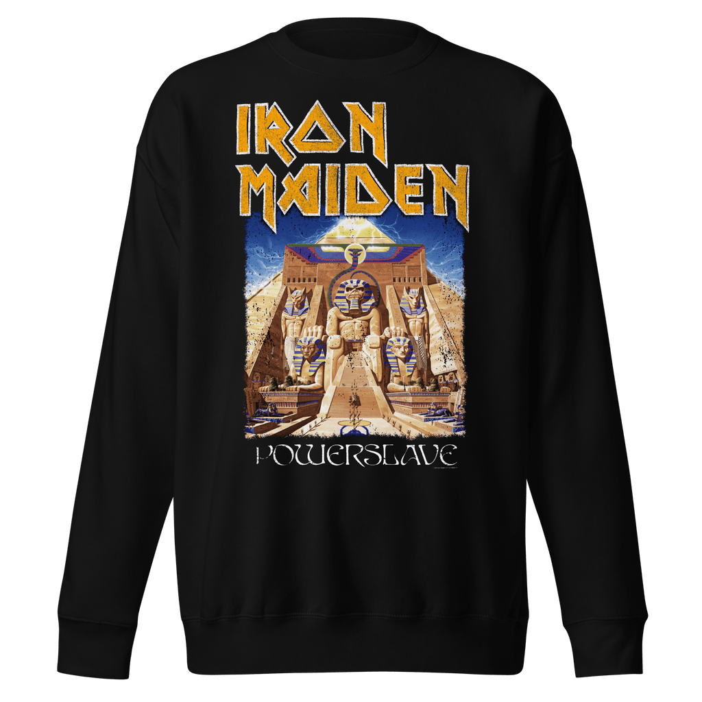 Iron Maiden Powerslave Pharoh Sweatshirt T-Shirts, Hoodie | ZylaModa.com (Image 1)