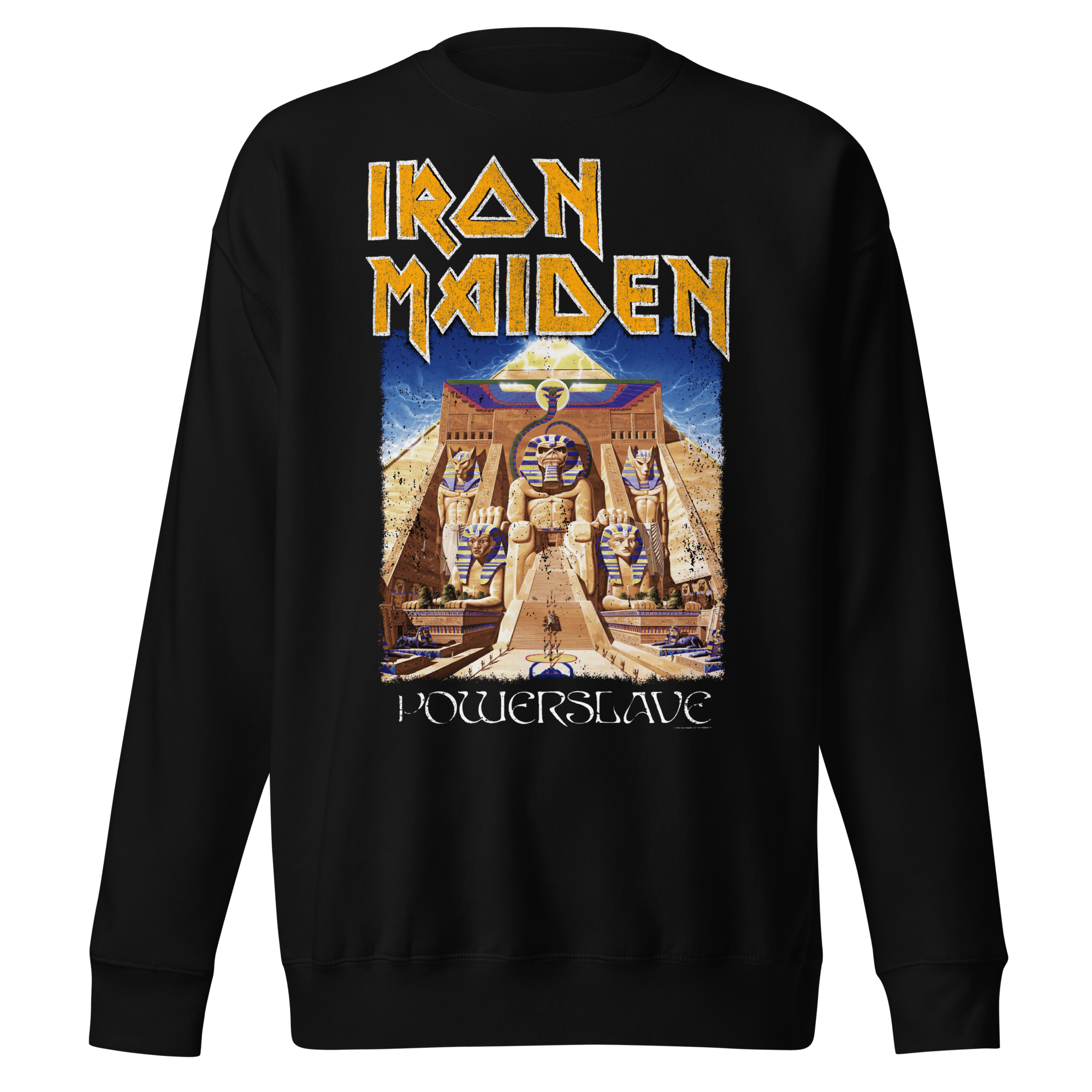Iron Maiden Powerslave Pharoh Sweatshirt T-Shirts, Hoodie | ZylaModa.com (Image 1)