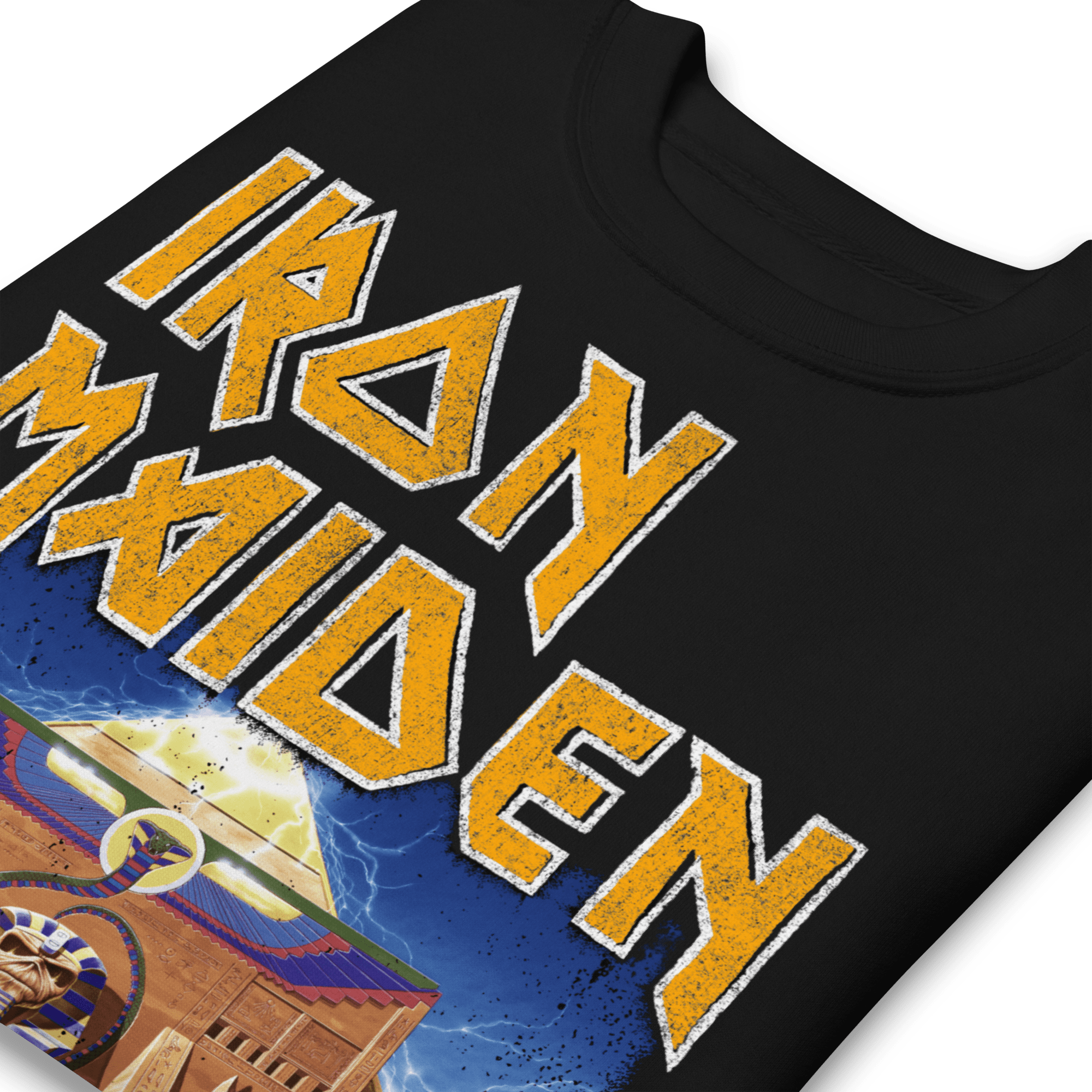 Iron Maiden Powerslave Pharoh Sweatshirt T-Shirts, Hoodie | ZylaModa.com (Image 3)