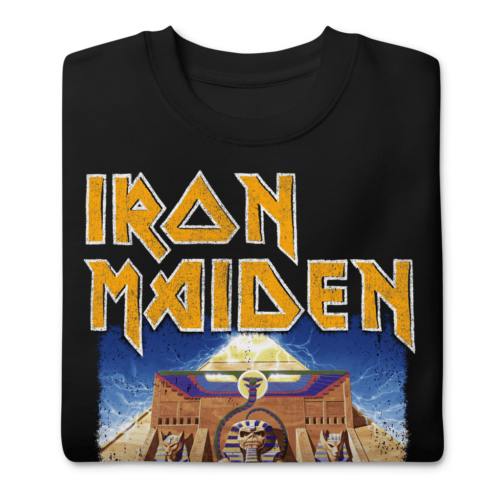Iron Maiden Powerslave Pharoh Sweatshirt T-Shirts, Hoodie | ZylaModa.com (Image 2)