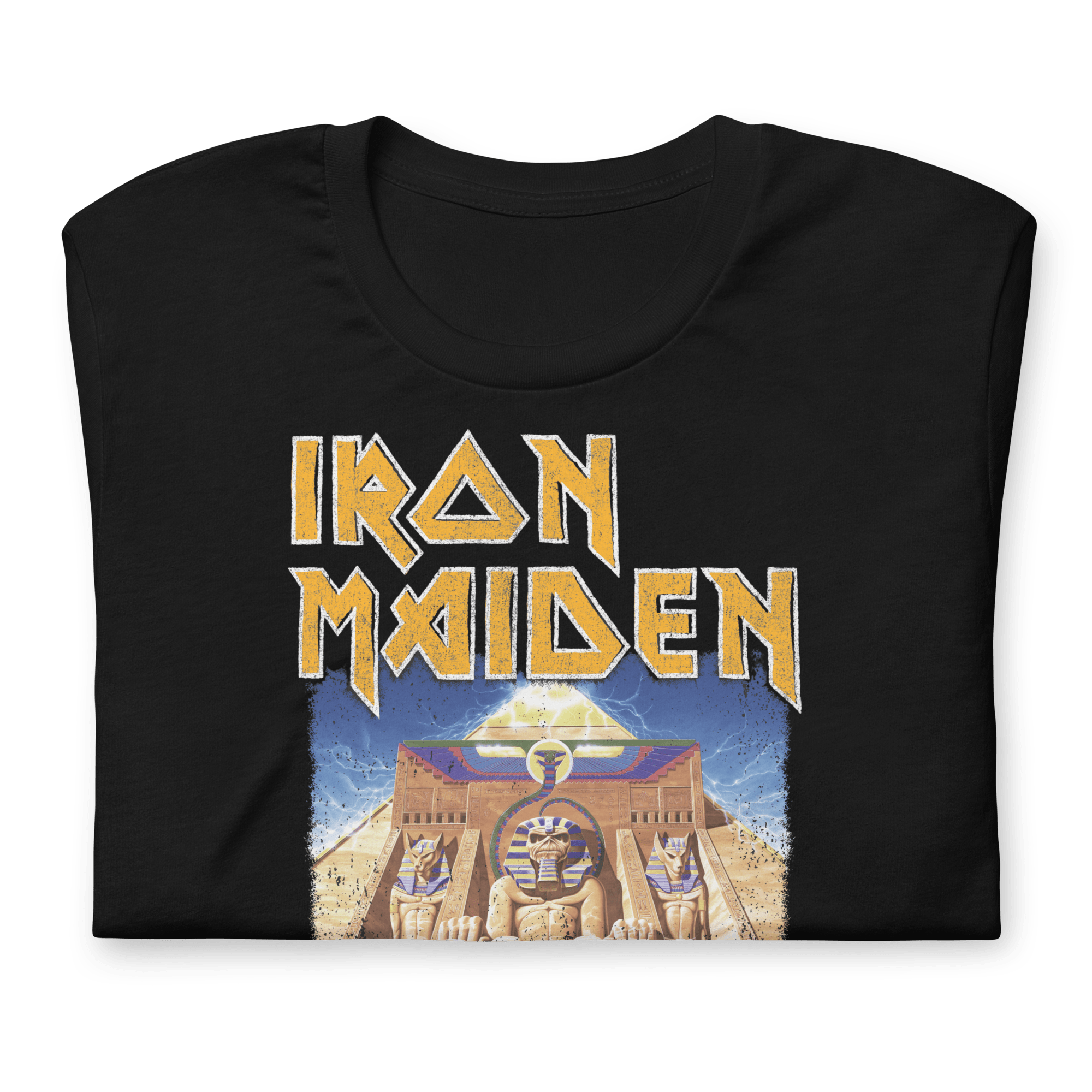 Iron Maiden Powerslave Pharoh T-Shirt Hoodie, Sweatshirt | ZylaModa.com (Image 2)