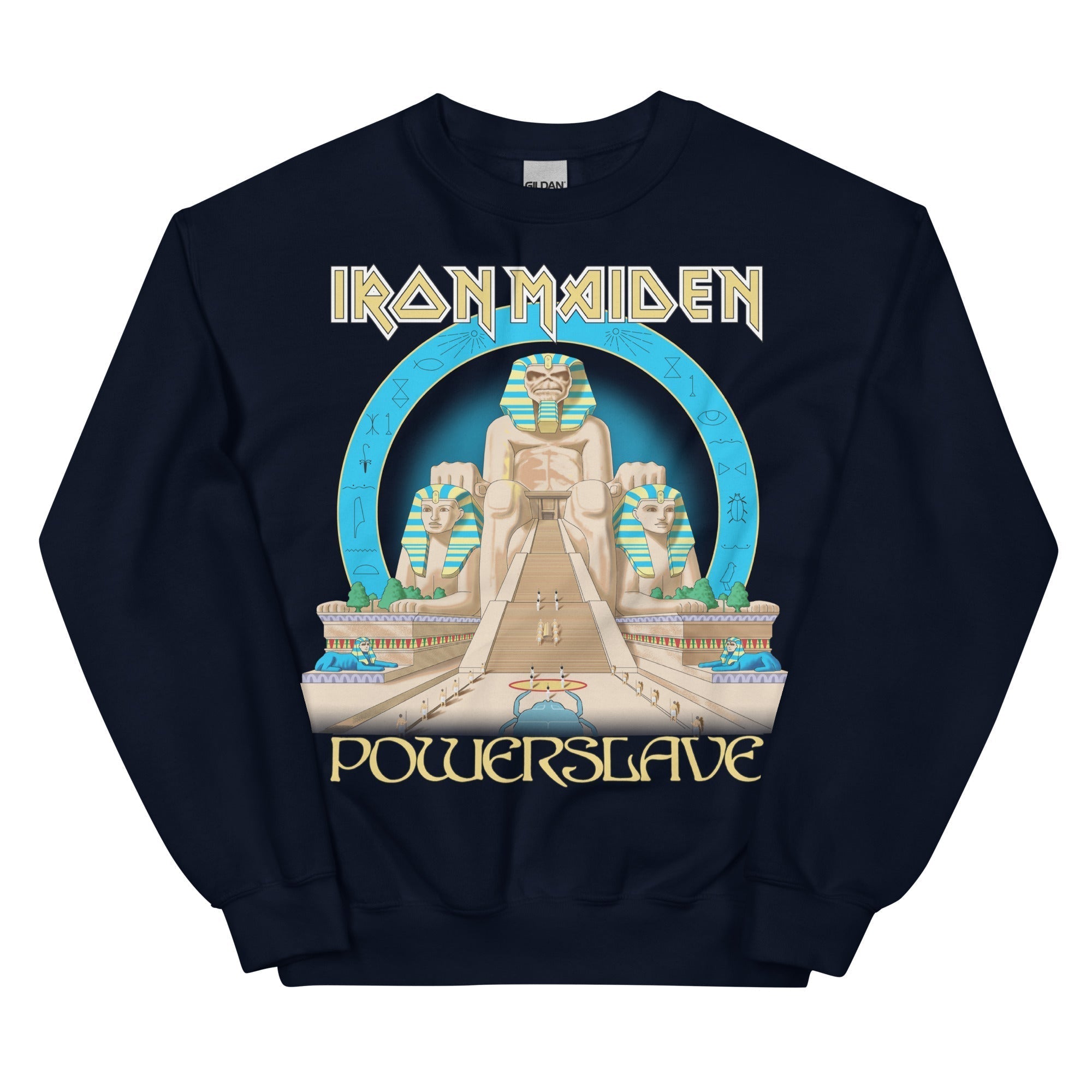 Iron Maiden Powerslave Remastered Sweatshirt T-Shirts, Hoodie | ZylaModa.com (Image 1)