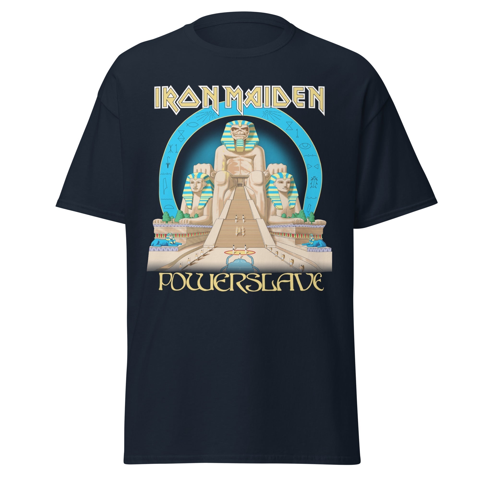 Iron Maiden Powerslave Remastered T-Shirt Hoodie, Sweatshirt | ZylaModa.com (Image 1)