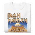 Iron Maiden Powerslave White Pharoh Sweatshirt T-Shirts, Hoodie | ZylaModa.com (Image 1)