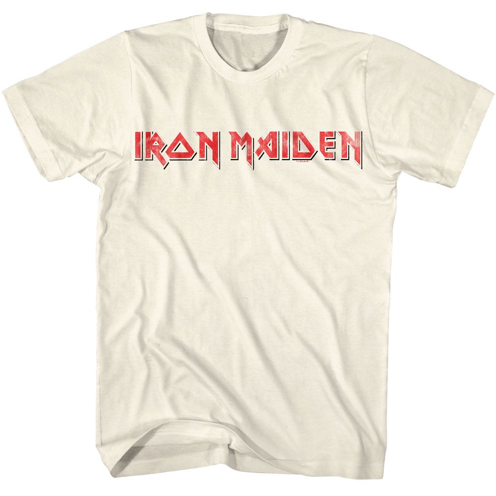 Iron Maiden - Red Black Logo Boyfriend Tee Hoodie, Sweatshirt | ZylaModa.com