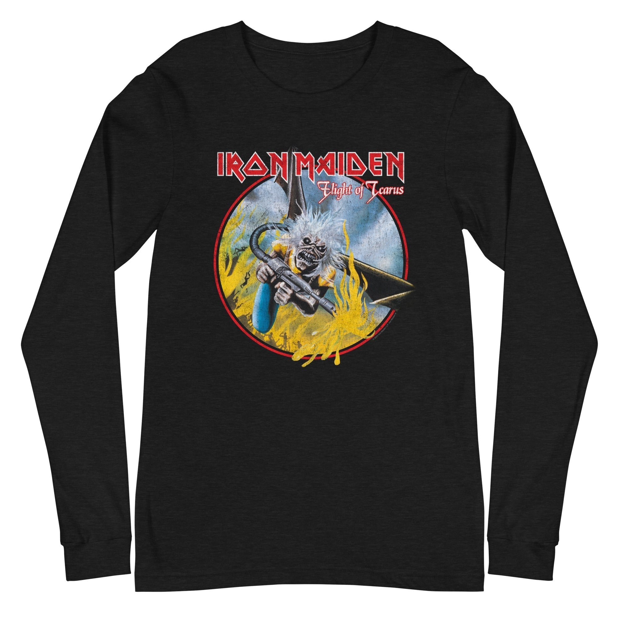 Iron Maiden - Flight of Icarus Long Sleeve T-Shirt Hoodie, Sweatshirt | ZylaModa.com