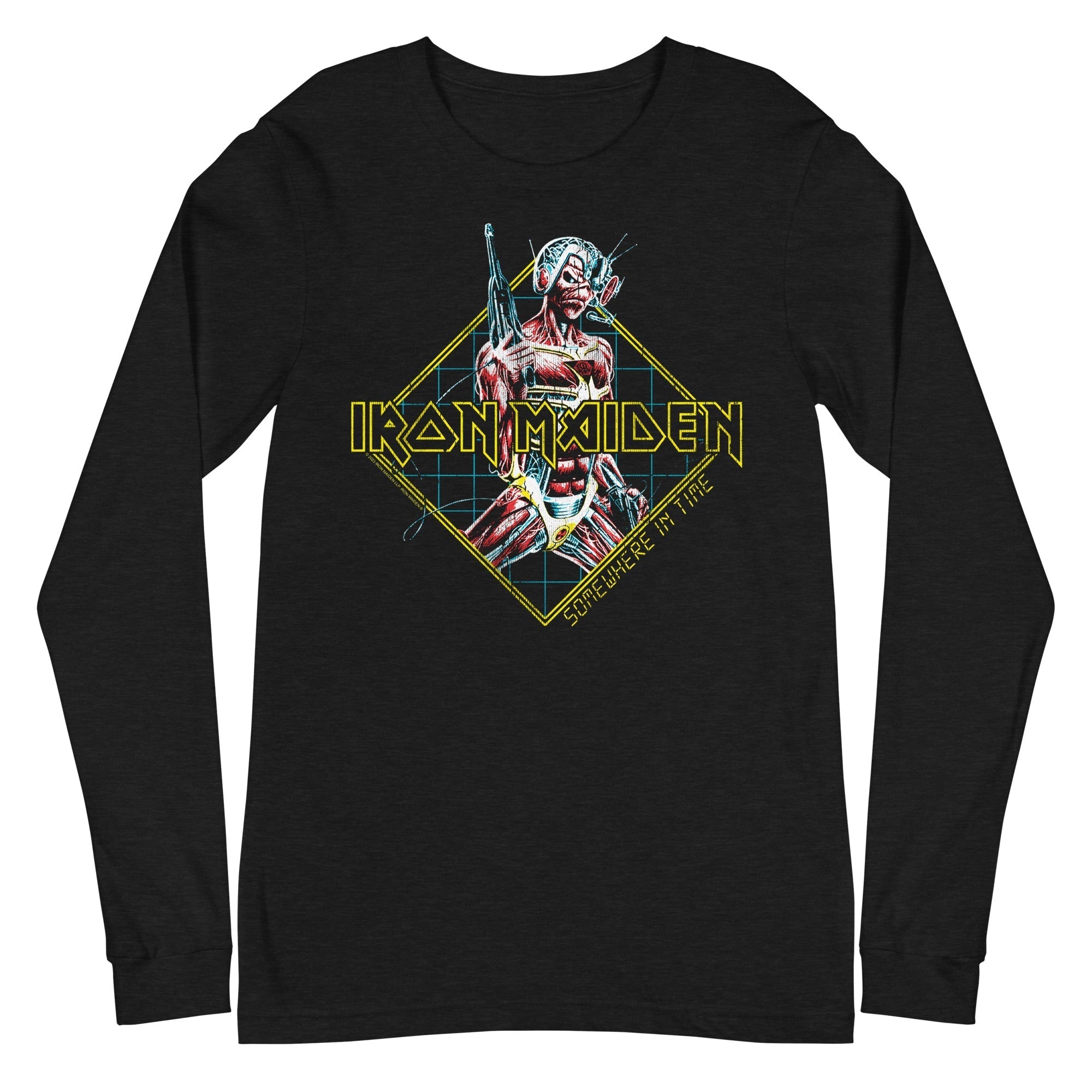 Iron Maiden - Rhombus Long Sleeve T-Shirt Hoodie, Sweatshirt | ZylaModa.com