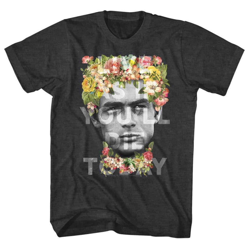 James Dean Flower Crown T-Shirt Hoodie, Sweatshirt | ZylaModa.com