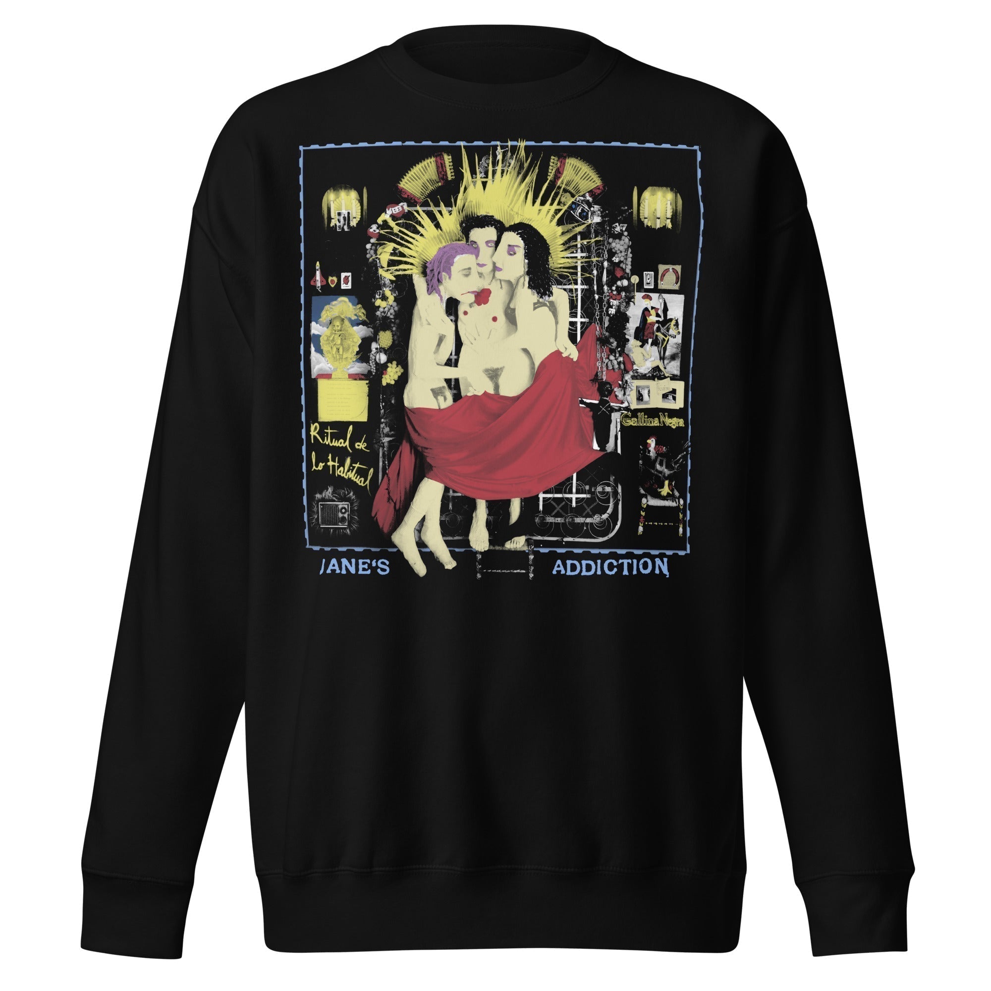 Jane's Addiction Three Ladies Jumbo Print Sweatshirt T-Shirts, Hoodie | ZylaModa.com (Image 1)