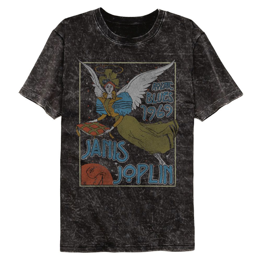 Janis Joplin - Nouveau Angel Vintage Wash T-Shirt Hoodie, Sweatshirt | ZylaModa.com