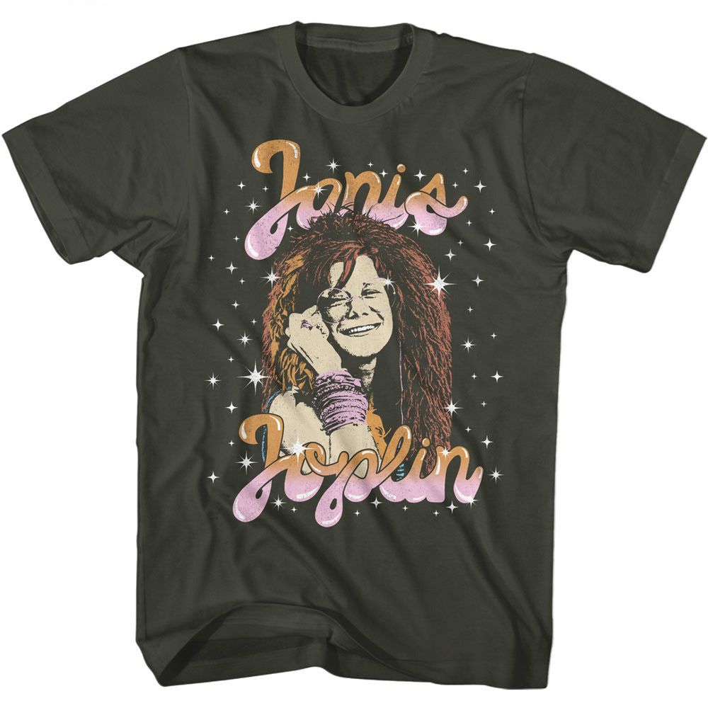 Janis Joplin - Sparkle Boyfriend Tee Hoodie, Sweatshirt | ZylaModa.com