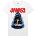 JAWS 2: RETRO HORROR - T-SHIRT (WHITE) Hoodie, Sweatshirt | ZylaModa.com (Image 1)