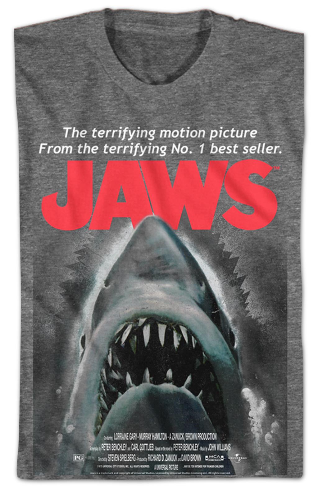 Jaws Poster Shirt Hoodie, Sweatshirt | ZylaModa.com (Image 2)