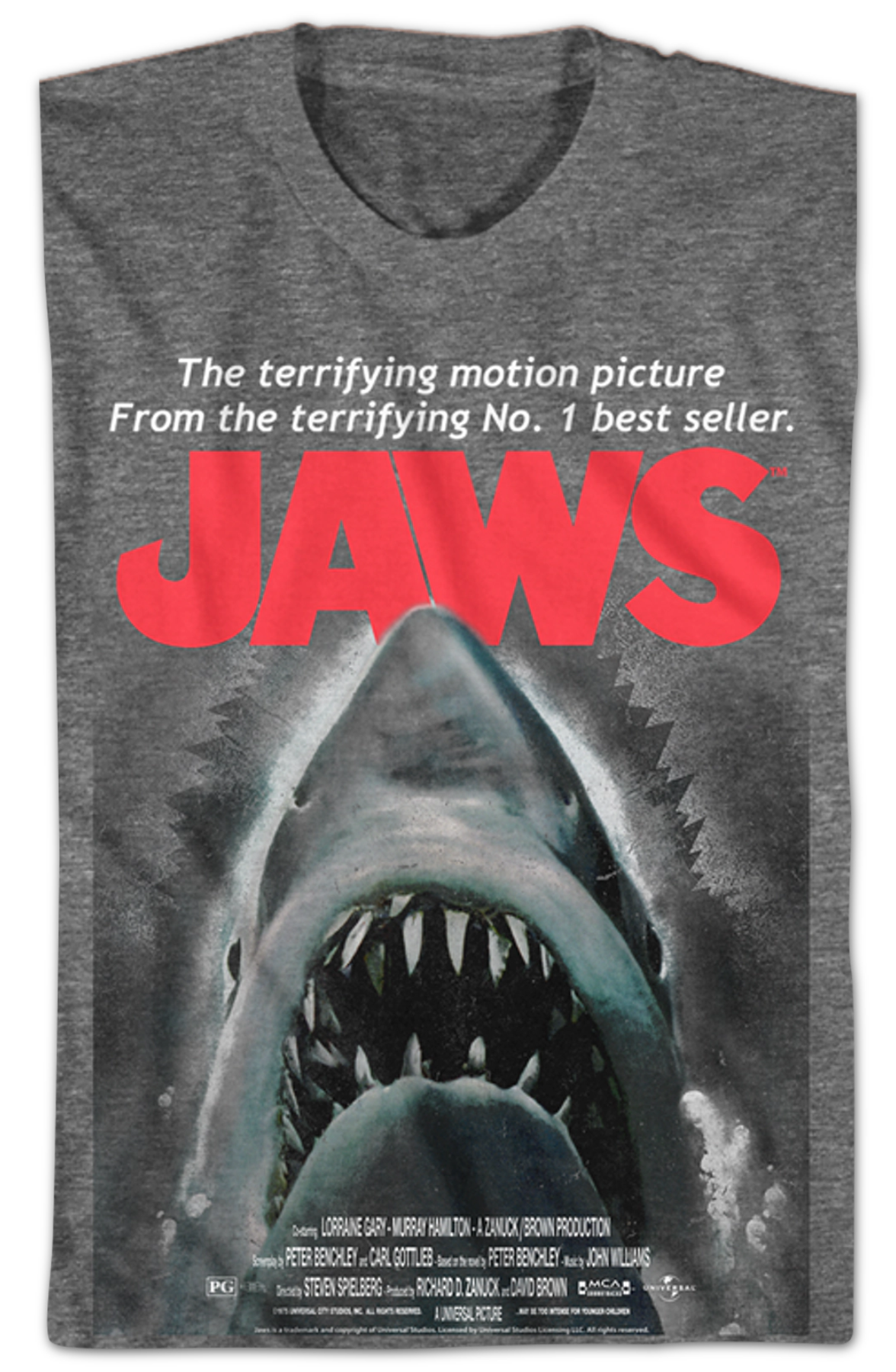Jaws Poster Shirt Hoodie, Sweatshirt | ZylaModa.com (Image 2)