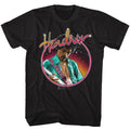 Jimi Hendrix Neon Boyfriend Tee Hoodie, Sweatshirt | ZylaModa.com