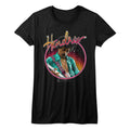 Jimi Hendrix Neon Womens T-Shirt Hoodie, Sweatshirt | ZylaModa.com