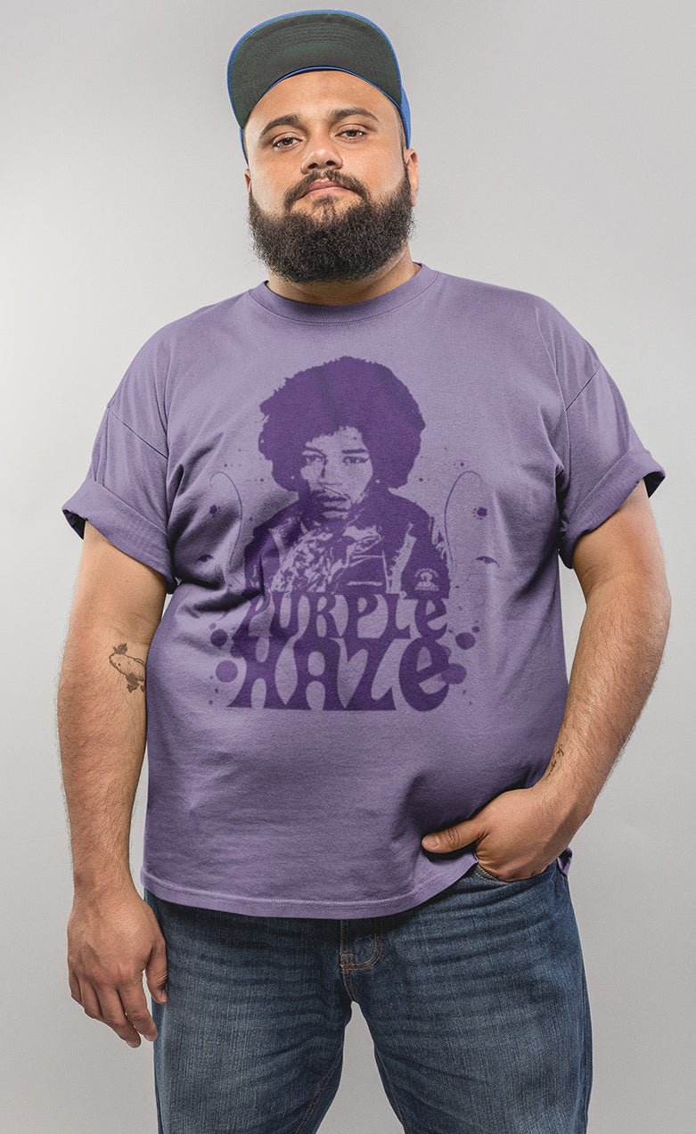 Jimi Hendrix Purple Haze Big and Tall T-Shirt Hoodie, Sweatshirt | ZylaModa.com (Image 1)