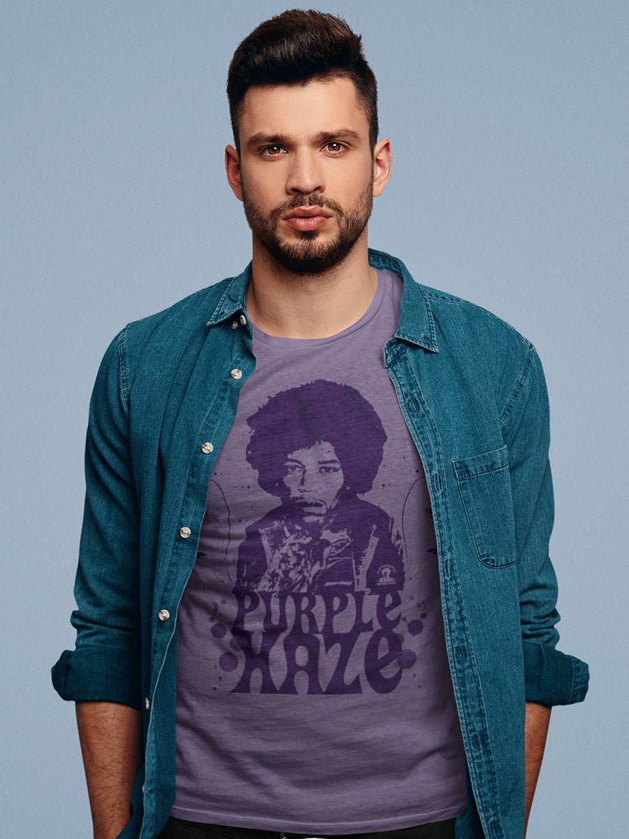 Jimi Hendrix Purple Haze T-Shirt Hoodie, Sweatshirt | ZylaModa.com (Image 1)