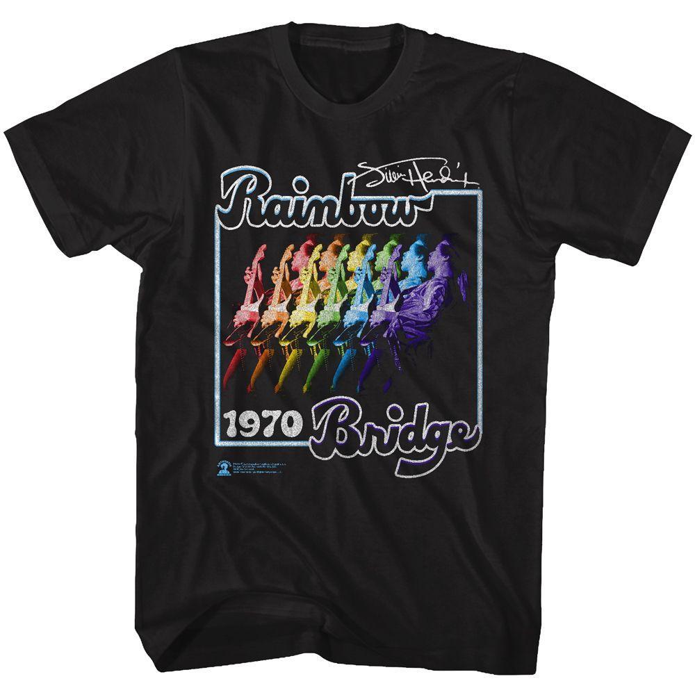 Jimi Hendrix Rainbow Bridge Boyfriend Tee Hoodie, Sweatshirt | ZylaModa.com