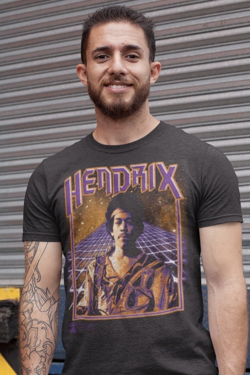 Jimi Hendrix Spaceman Jimi T-Shirt Hoodie, Sweatshirt | ZylaModa.com (Image 1)