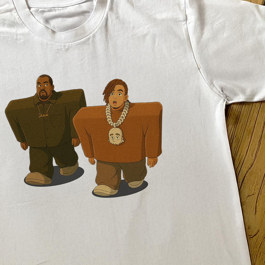 'YE AND PUMP' LOVE IT HEAVYWEIGHT WHITE T-SHIRT Hoodie, Sweatshirt | ZylaModa.com (Image 2)