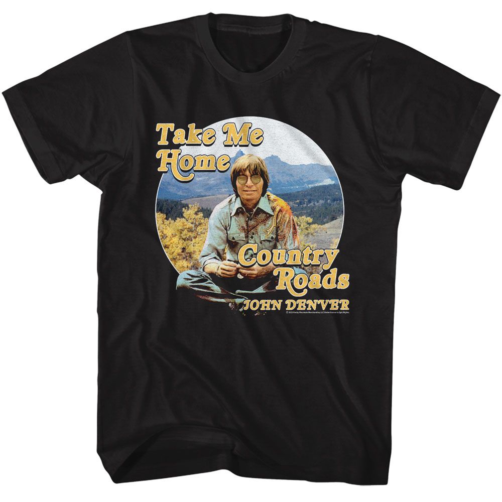 John Denver - Circle Mountain Range T-Shirt Hoodie, Sweatshirt | ZylaModa.com