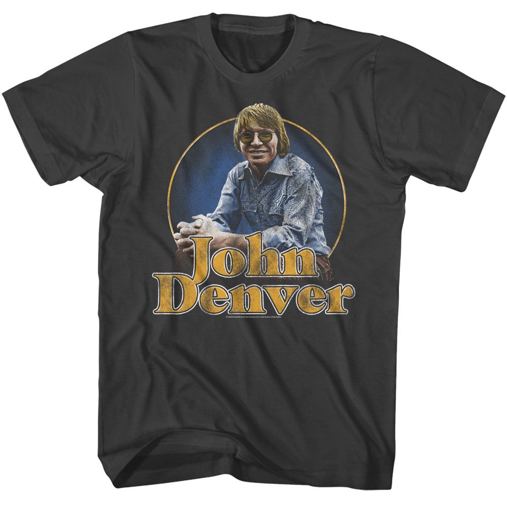 John Denver - Sitting Photo T-Shirt Hoodie, Sweatshirt | ZylaModa.com