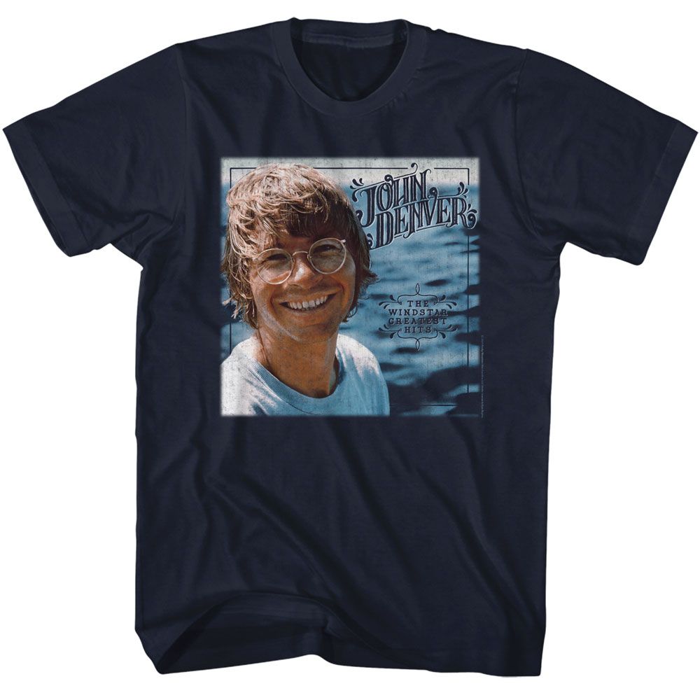 John Denver - Windstar Greatest Hits Album Boyfriend Tee Hoodie, Sweatshirt | ZylaModa.com