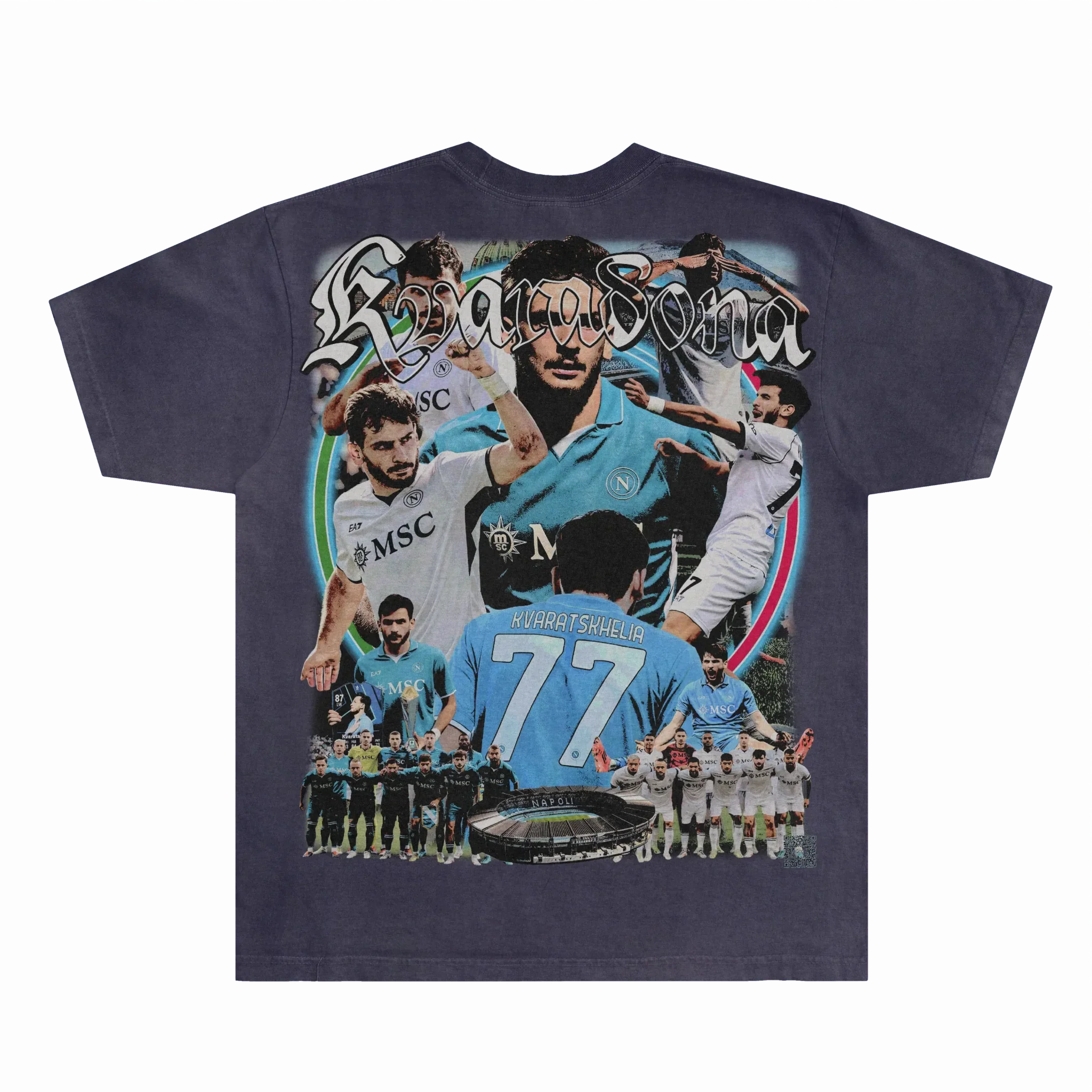 Khvicha Kvaratskhelia Napoli Tee Style005 Hoodie, Sweatshirt | ZylaModa.com (Image 2)