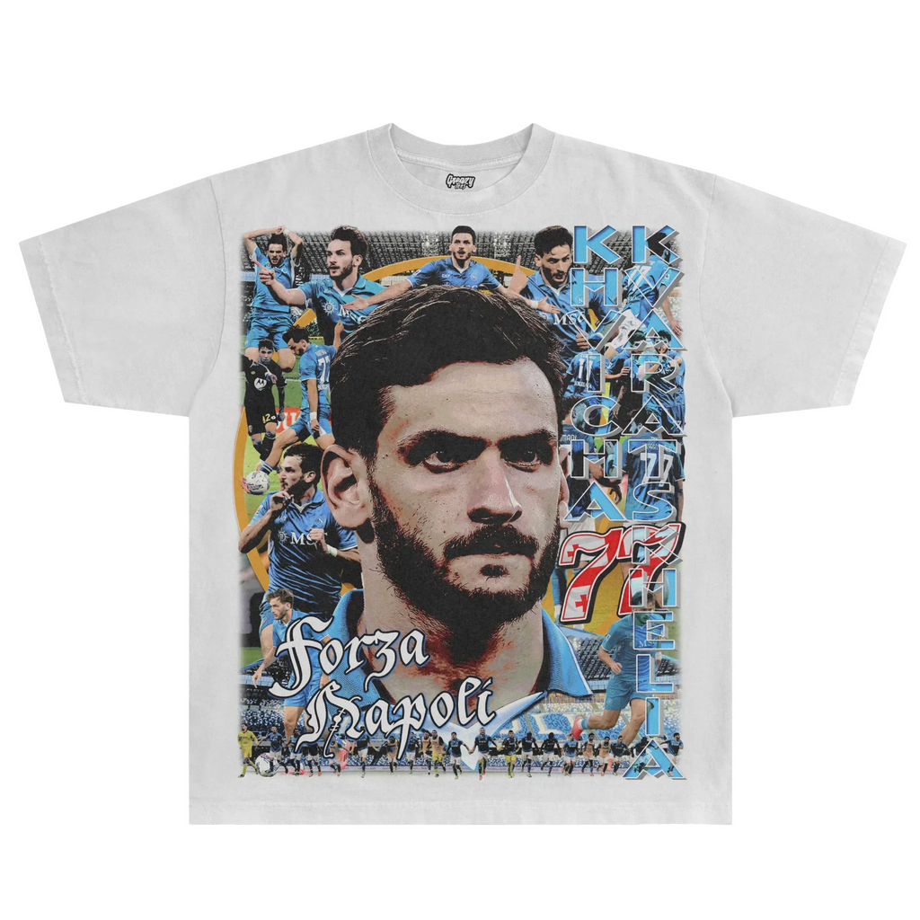 Khvicha Kvaratskhelia Napoli Tee Hoodie, Sweatshirt | ZylaModa.com (Image 1)