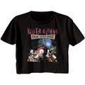 Killer Klowns Klowns In Space Womens Crop Tee Hoodie, Sweatshirt | ZylaModa.com