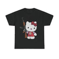 kitty ak47 t shirt emo scene grunge y2k amity affliction tapout domo kun Top Womenswear Underwear Lady Hoodie, Sweatshirt