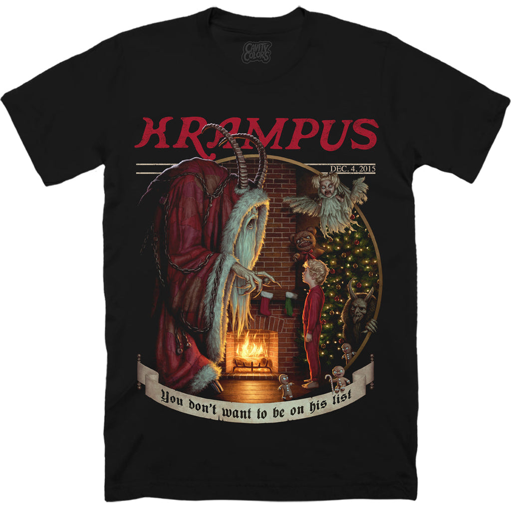 KRAMPUS: NAUGHTY LIST - T-SHIRT Hoodie, Sweatshirt | ZylaModa.com (Image 1)