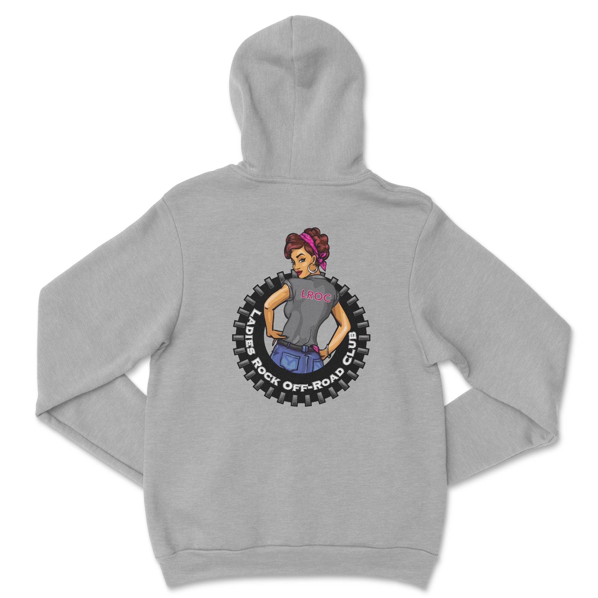 Ladies Rock Off-Road Club Hoodie by Bella + Canvas T-Shirts, Sweatshirt | ZylaModa.com (Image 4)