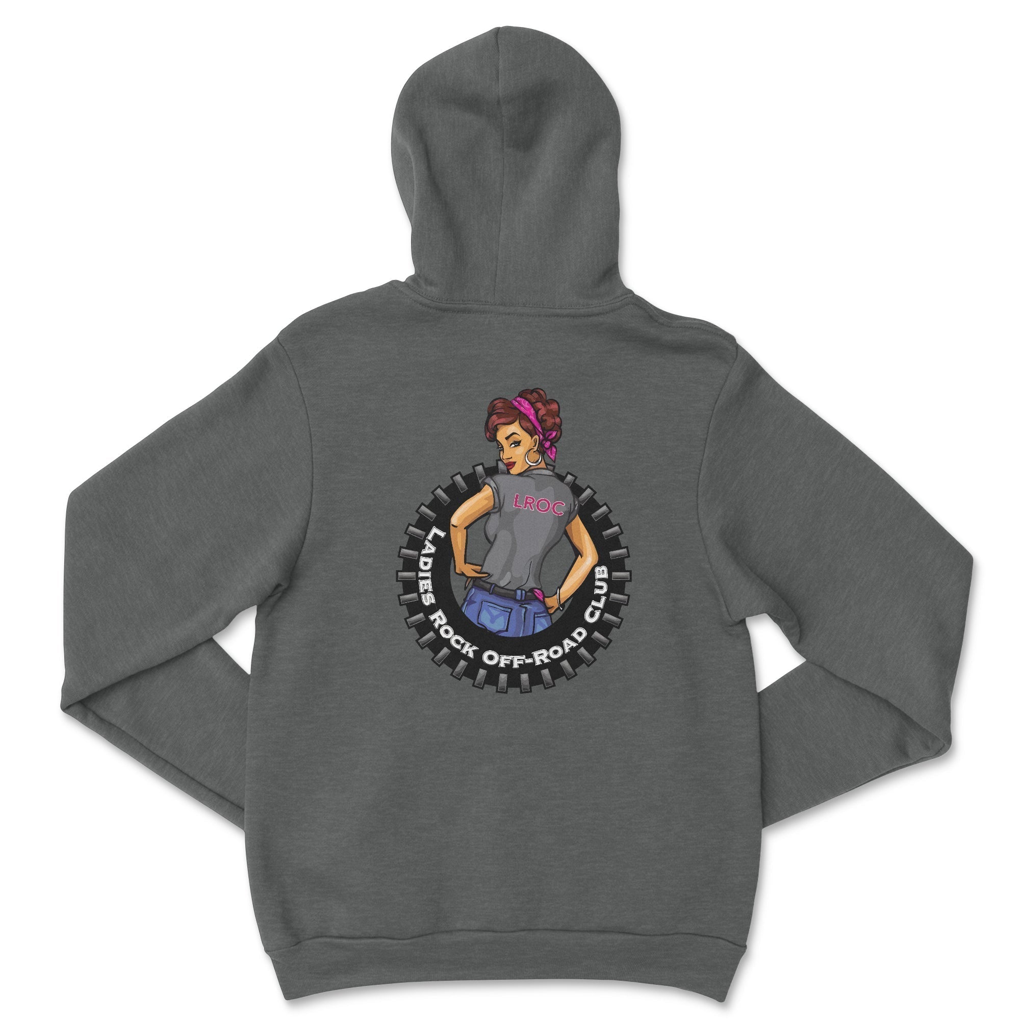Ladies Rock Off-Road Club Hoodie by Bella + Canvas T-Shirts, Sweatshirt | ZylaModa.com (Image 1)