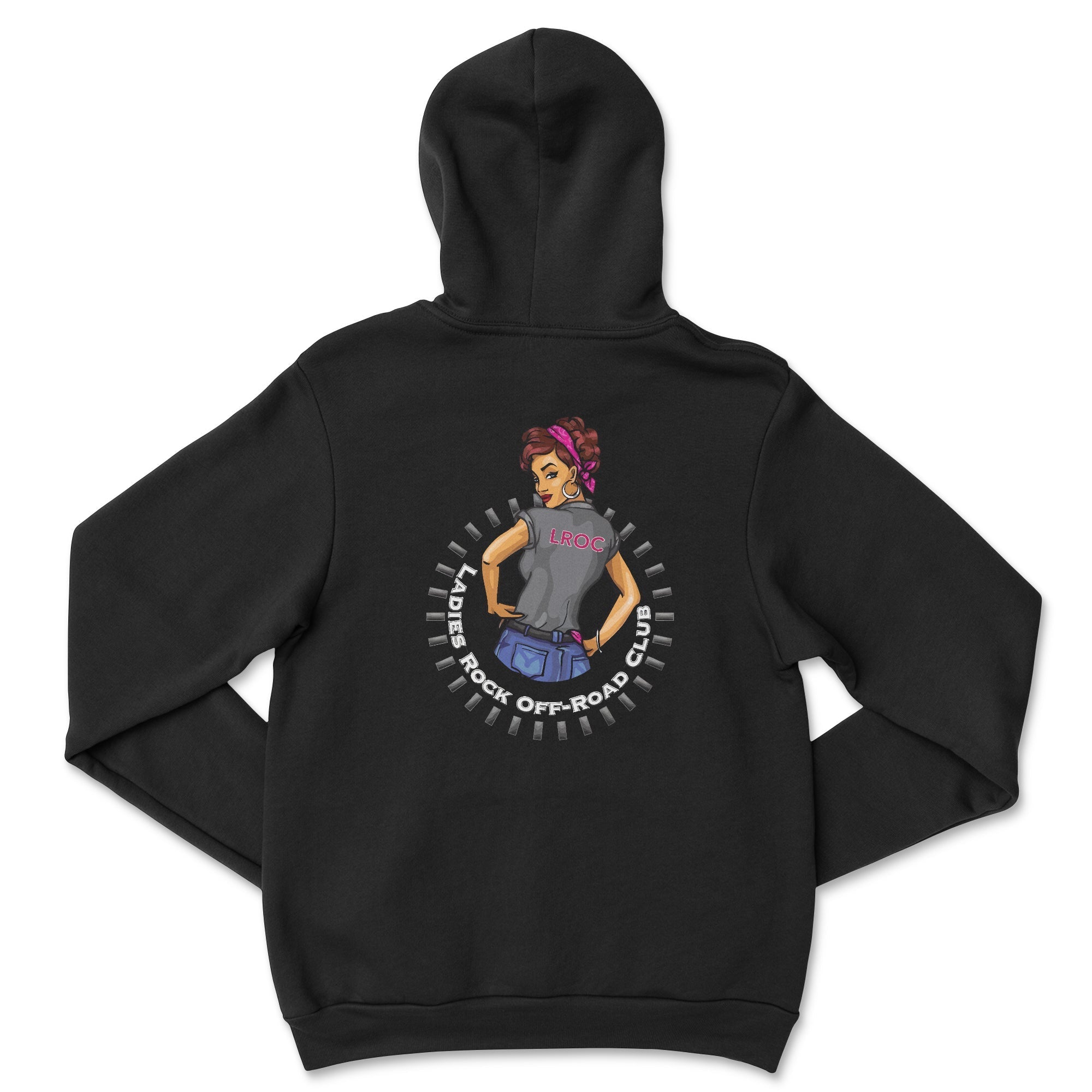 Ladies Rock Off-Road Club Hoodie by Bella + Canvas T-Shirts, Sweatshirt | ZylaModa.com (Image 5)
