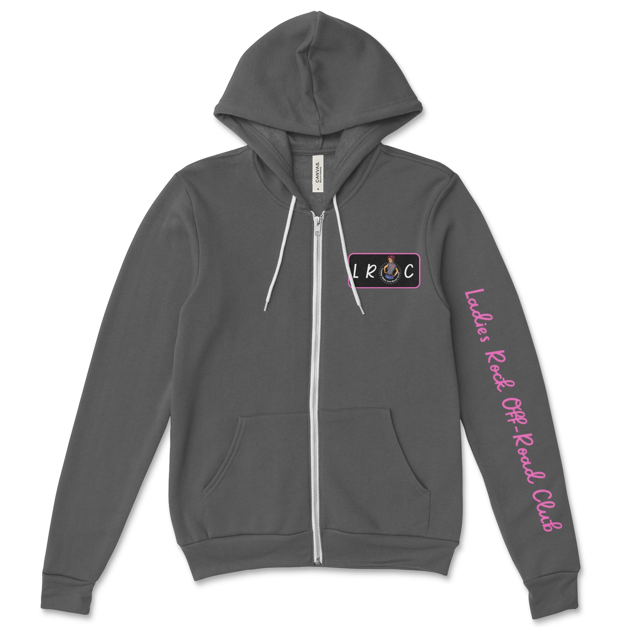 Ladies Rock Off-Road Zip-Up Hoodies for Women's Outdoor Adventures T-Shirts, Sweatshirt | ZylaModa.com (Image 2)
