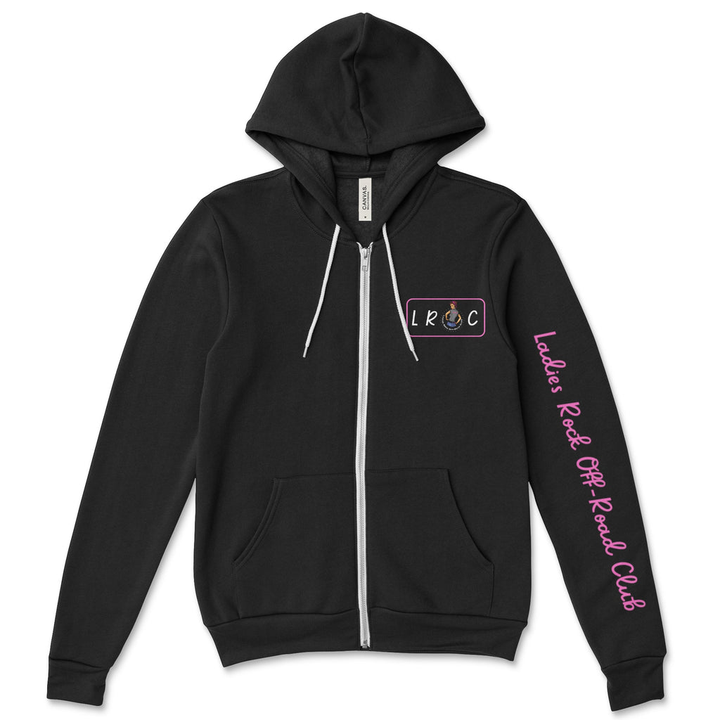 Ladies Rock Off-Road Zip-Up Hoodies for Women's Outdoor Adventures T-Shirts, Sweatshirt | ZylaModa.com (Image 1)