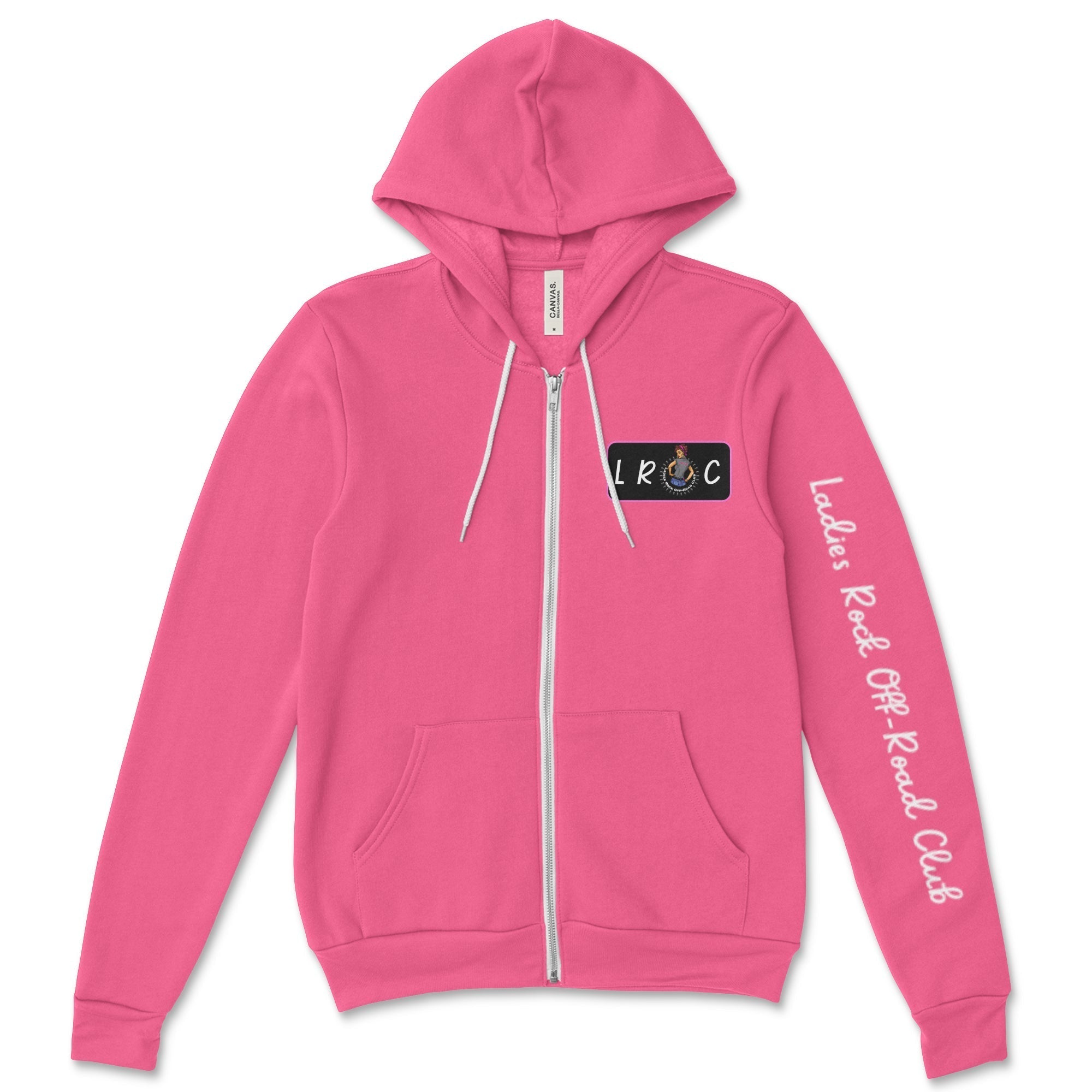Ladies Rock Off-Road Zip-Up Hoodies for Women's Outdoor Adventures T-Shirts, Sweatshirt | ZylaModa.com (Image 3)