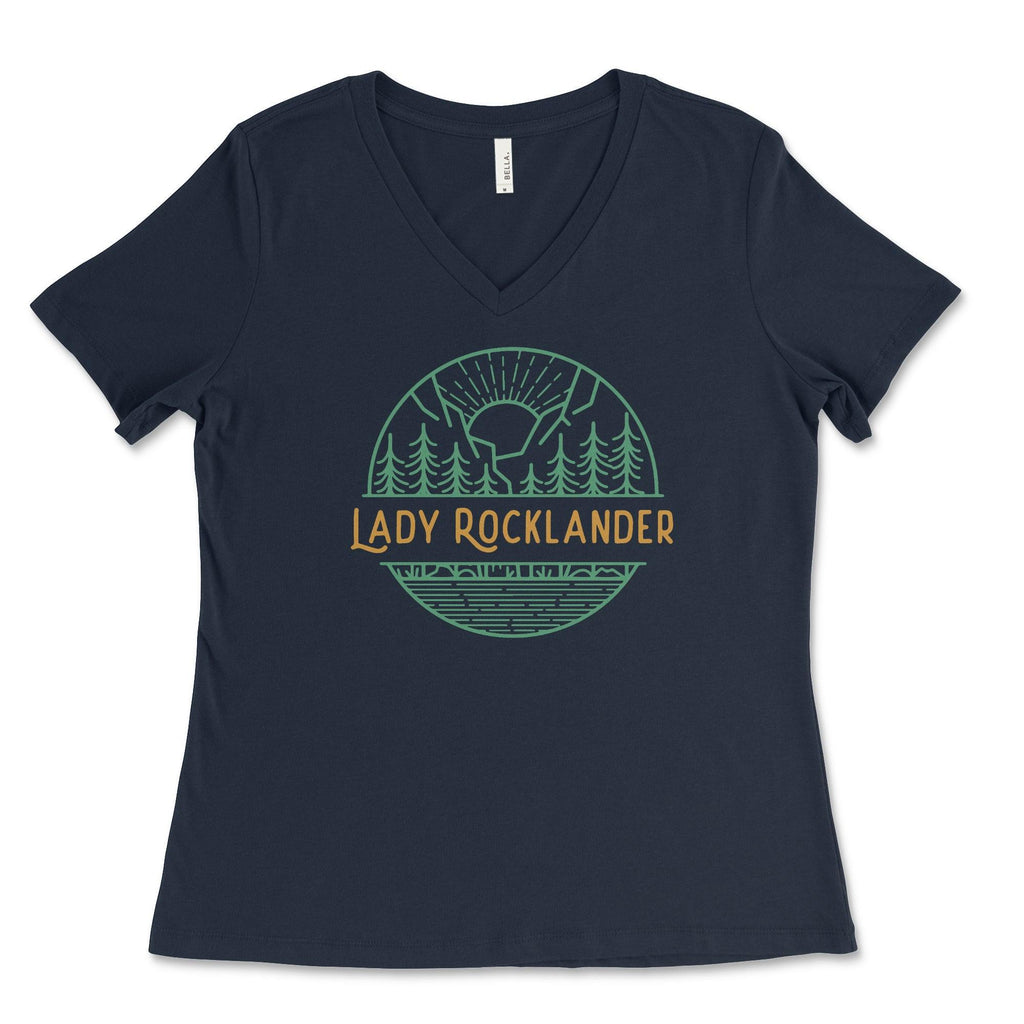 Lady Rocklander V-Neck Tee Hoodie, Sweatshirt | ZylaModa.com (Image 3)