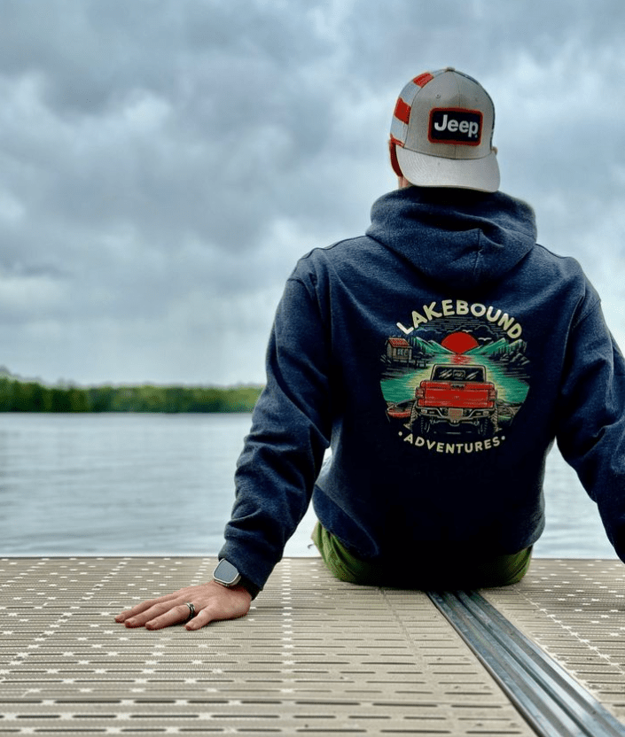Lake Bound Nature 4 x 4 Hoodie T-Shirts, Sweatshirt | ZylaModa.com (Image 2)