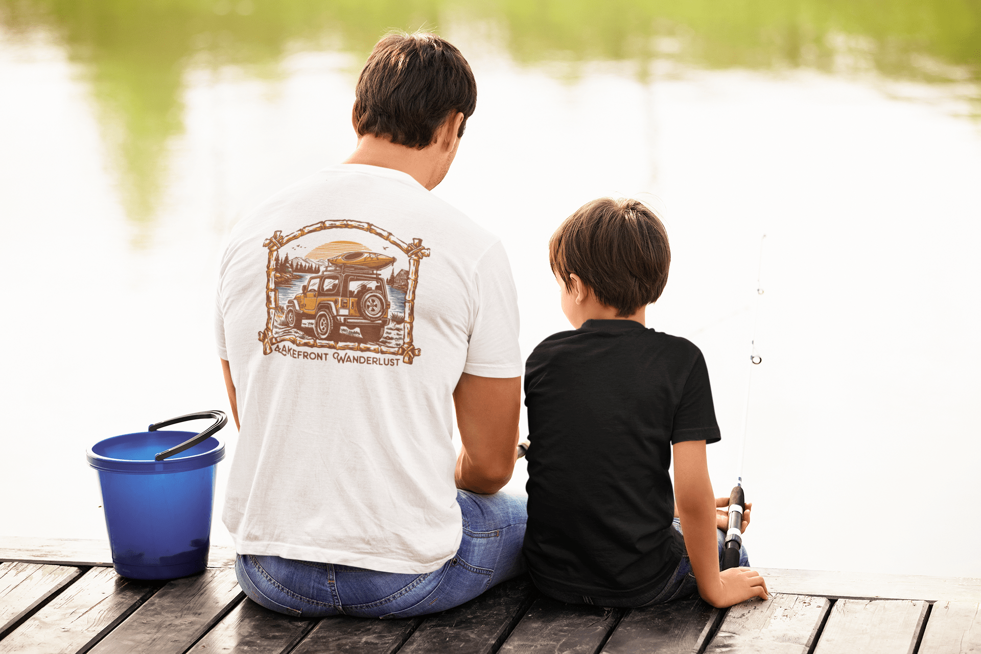 Lake Life 4x4 Graphic Tee Hoodie, Sweatshirt | ZylaModa.com (Image 2)