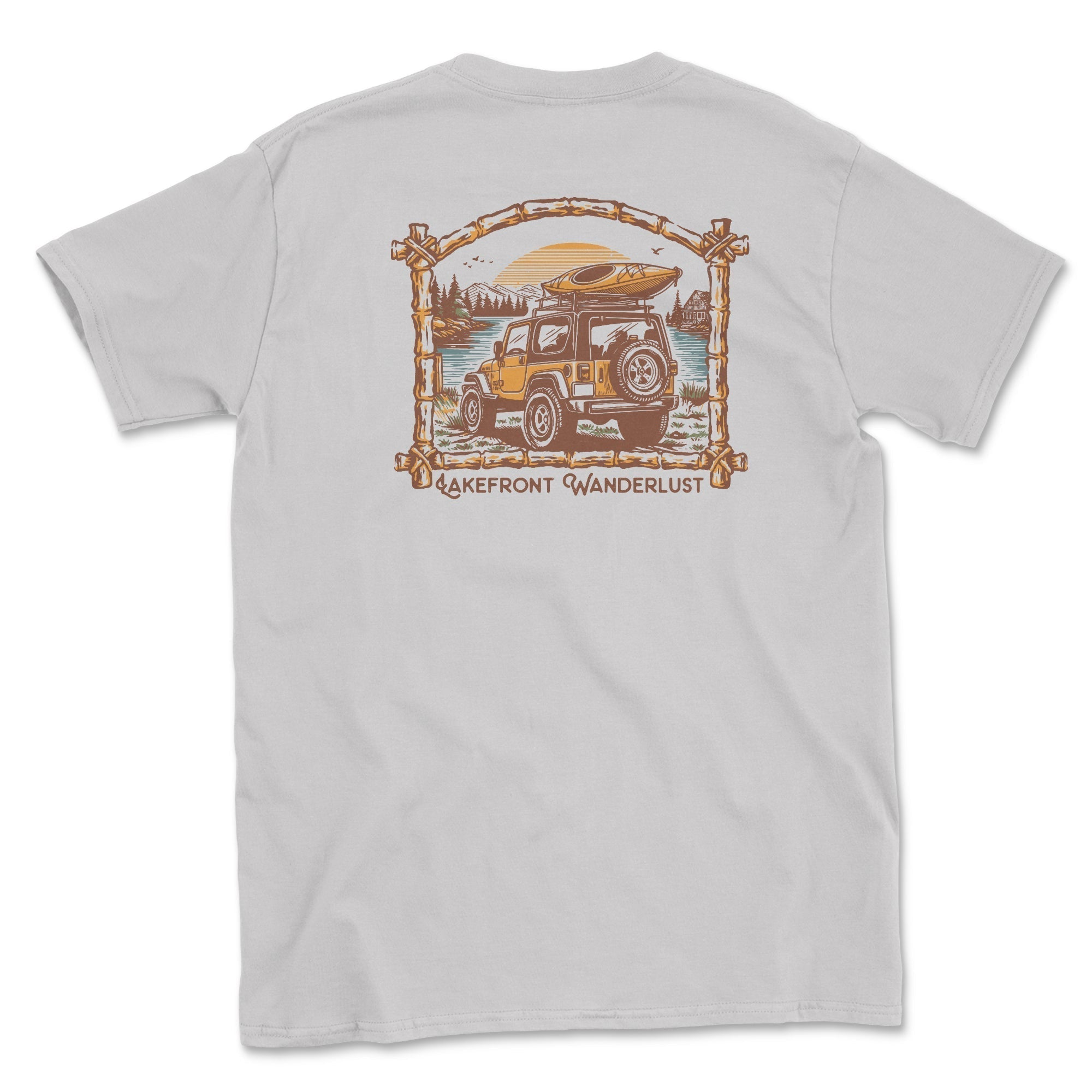 Lake Life 4x4 Graphic Tee Hoodie, Sweatshirt | ZylaModa.com (Image 1)