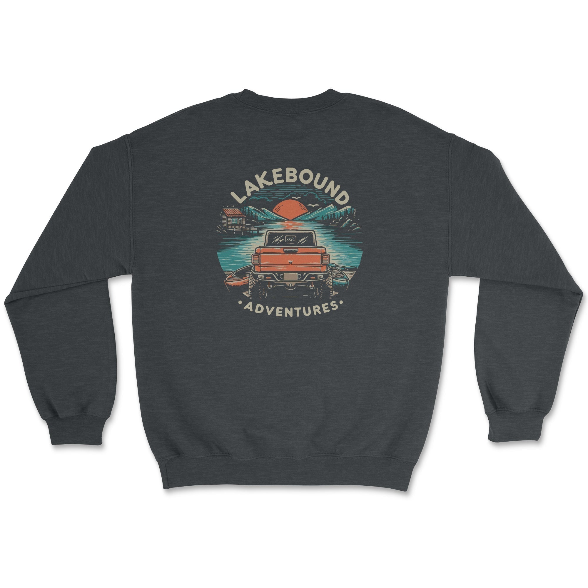 Lakebound Adventures Crewneck Sweatshirt T-Shirts, Hoodie | ZylaModa.com (Image 1)